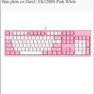 Bàn phím cơ DareU EK1280S Pink White
